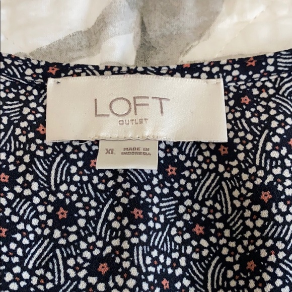 Loft Outlet Faux Wrap Blouse - Picture 3 of 8